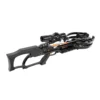 Ravin R10 Crossbow Package, R10 Black, compact power precision, ready to hunt, speed accuracy maneuverability, tight environments, improved stock design, short overall length, quick shots, dense cover, narrow treestands, fully assembled, pre-tuned, right out of the box, built-in cocking system, simplifies cocking, effortless consistent draw, anti-dry fire, auto safety systems, protecting user crossbow, accidental discharge, impressive power, velocity 400 FPS, kinetic energy 142 ft/lbs, lethal force, medium large game, compact frame, 6.5 inch axle-to-axle cocked, 10.5 inch un-cocked, total length 33 inches, weighing 6.8 pounds, excellent maneuverability, 11 inch power stroke, Built-in Sling Mounts, Removable Draw Handle, Quiver Mounting Bracket, 3 Ravin .003 Premium Arrows, Field Tips, 400 Grain Total, 100 Yard Illuminated Scope, innovative design, powerful performance, ideal for hunters, speed accuracy confined spaces, top-tier crossbow, next hunt, where to buy Ravin R10, Ravin R10 price, best stores to buy Ravin, buy crossbow online, Ravin R10 cost.
