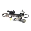 Excalibur Mini Suppressor Extreme Crossbow, Mini Suppressor Extreme Package, 400 FPS crossbow, lightweight crossbow, ultra-compact crossbow, stealth hunting, speed crossbow, precision hunting, recurve limb technology, advanced noise reduction, R.E.D.S. suppressors, sound deadening system, superior maneuverability, tight spaces hunting, tree stand hunting, blind hunting, Charger EXT mechanical crank, effortless cocking, whisper-quiet de-cocking, safe operation, silent operation, CeaseFire safety mechanism, match-grade rifle trigger, crisp consistent release, ultimate accuracy, Mossy Oak Break-Up Country finish, effective camouflage, external crank, 18 lbs draw weight, accessible crossbow, Tact-100 illuminated scope, 30mm rings, precise aiming, low light conditions, Rebolt Quiver, 4 Proflight 16.5 arrows, 100 grain field points, premium crossbows, archery equipment, hunting accessories, where to buy Excalibur Mini Suppressor Extreme, Excalibur Mini Suppressor Extreme price, best stores to buy Excalibur, buy crossbow online, Mini Suppressor Extreme cost.