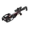 Barnett Hyper Raptor BCX Crossbow, Hyper Raptor Package, Precision Reticle Scope crossbow, 425 FPS crossbow, compact hunting crossbow, 7.25 inch axle-to-axle, lightweight crossbow, HyperFlite bolts, Halo System, TriggerTech trigger, Anti-Dry Fire, Soft-Lok Retainer, adjustable buttstock, Verti-Grip, string dampeners, illuminated scope, sled cocking device, premium quiver, lethal performance, maximum penetration, tight spaces hunting, ultimate hunting machine, quiet crossbow, reliable shooting, pinpoint accuracy, safety features, complete crossbow kit, treestand hunting, ground blind hunting, stalking crossbow, top-tier hunting crossbow, best stores to buy Barnett, where to buy crossbow online, Hyper Raptor BCX price, buy Barnett crossbow.