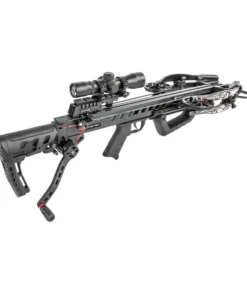 Killer Instinct Fatal-X Crossbow, Fatal-X Package, Fatal-X RDC, precision power crossbow, slim silent design, accuracy speed stealth, rugged adaptable platform, devastating performance, compact adjustable frame, lightning-fast 405 FPS, silent operation, ease of use, hunting scenario, revolutionary X CAM system, synchronized efficiency, 50% let-off, easier smoother cocking, traditional setups, ultra-narrow 6.25 inch axle-to-axle, tree stands hunting, blinds hunting, dense backcountry brush, superior maneuverability, integrated RDC, Rapid Draw Crank, reduces draw effort, cock quickly quietly confidently, minimal movement, critical for surprise shot opportunities, tactical advantage, comfort customization, multi-position adjustable buttstock, tailored fit, improving balance, shooting control, withstand harsh environments, Limited Lifetime Warranty, non-wearable parts, life of crossbow, long-term reliability, crisp 3.5 lb trigger pull, consistent shot releases, 13.5 inch power stroke, powerful impacts, LUMIX 4x32 IR-E Scope, pinpoint accuracy low light, Sled Rope Cocker, 20 inch HYPR Bolts, 390 grains, Field Tips, Quiver bolt storage, Rail Lube Stick, proper maintenance, fast lethal performance, silent slim profile, top-tier hunting companion, perfect combination, speed stealth comfort, where to buy Killer Instinct Fatal-X, Fatal-X price, best stores to buy Killer Instinct, buy crossbow online, Fatal-X cost.