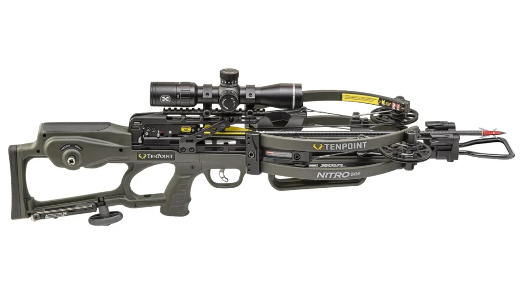 TenPoint Nitro 505, TenPoint crossbow Canada, Nitro 505 price, high-speed crossbow, ACUslide system, hunting crossbow, Canadian archery, premium crossbow, reverse-draw crossbow, TenPoint accessories